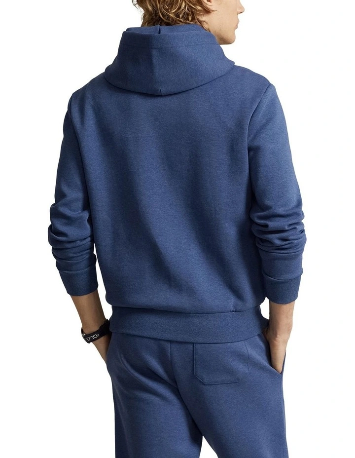 Double-Knit Hoodie in Blue