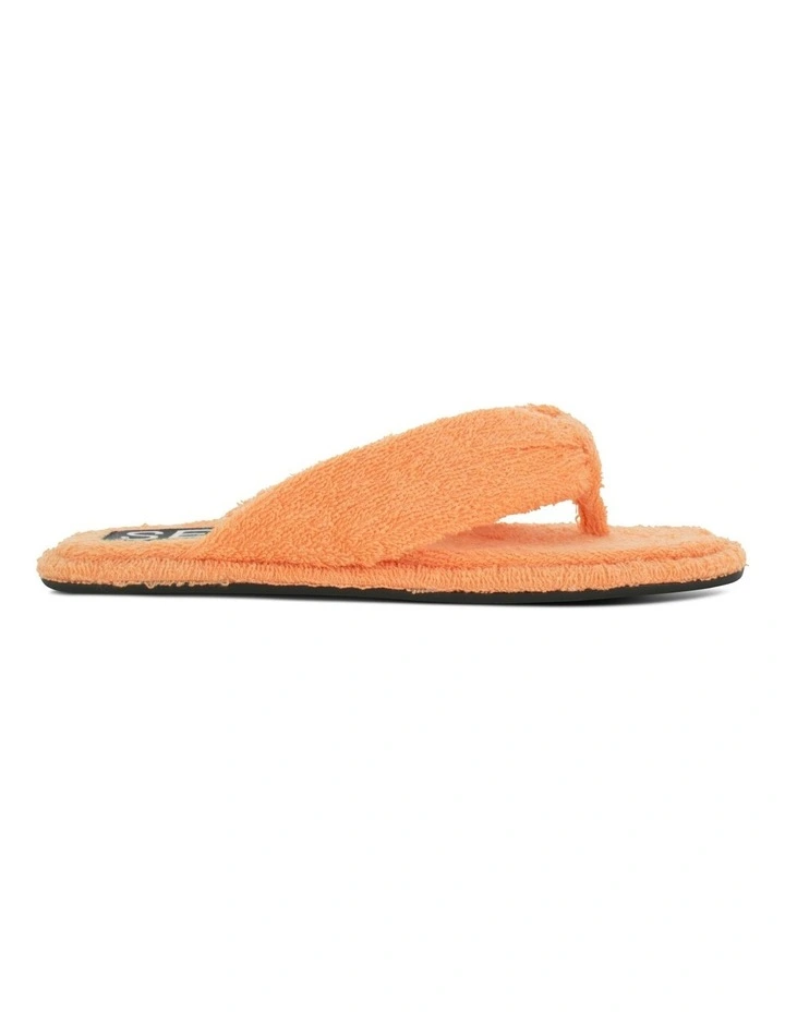 Izzy Flat Sandals in Orange