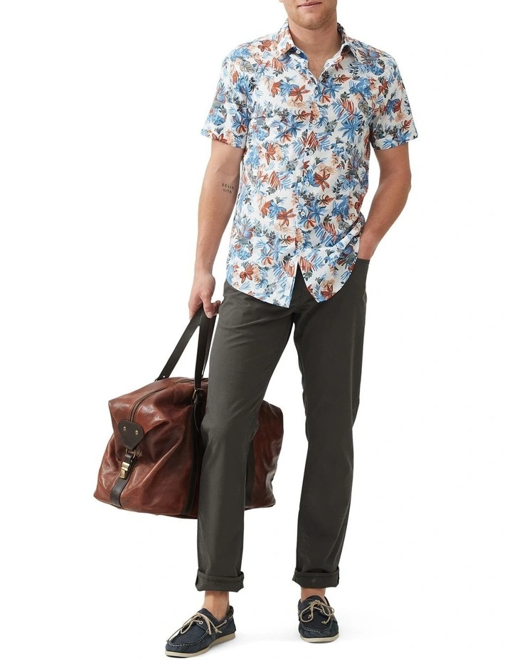 Oyster Cove Shirt in Turquoise