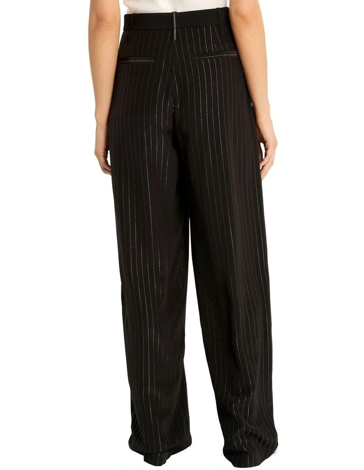 Hour Of The Wolf Pant in Black/ Silver
