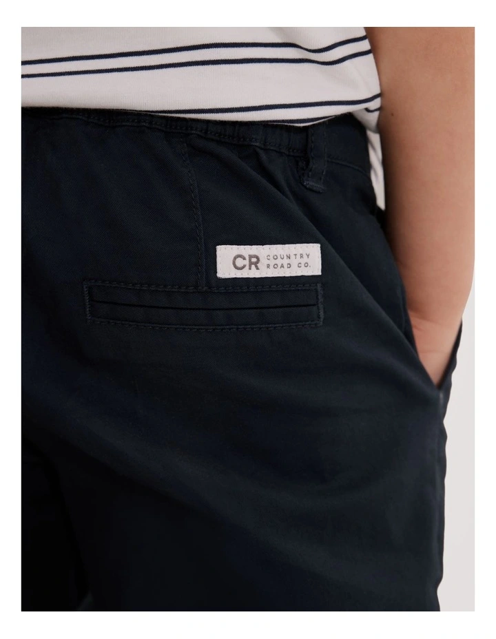 Chino Short in Navy