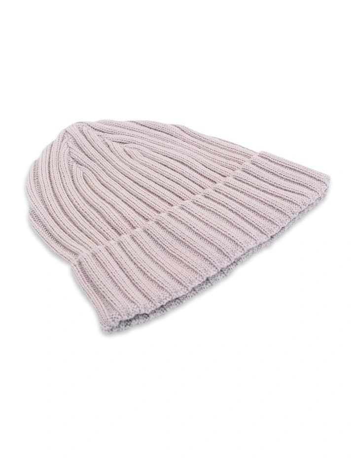 Tucker Merino Wool Beanie in Sand