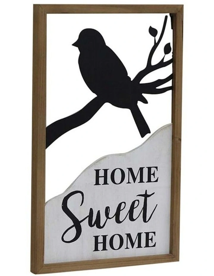 Home Sweet Home Framed Wall Art in Multi