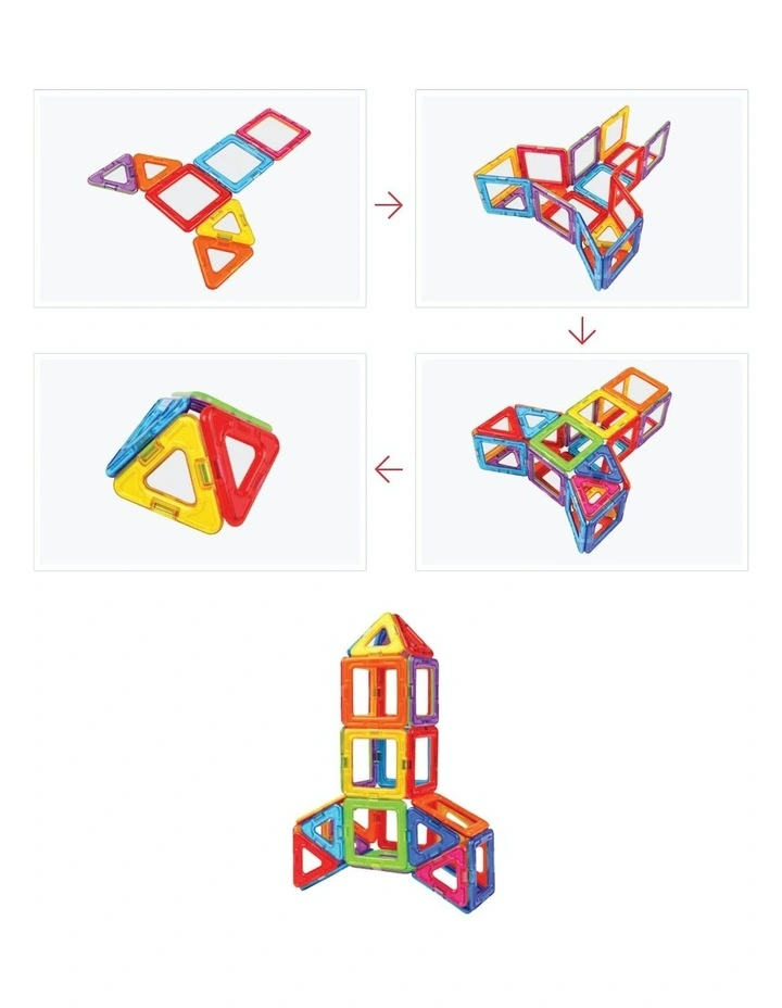 30 Pieces Magnetic Stem Building
