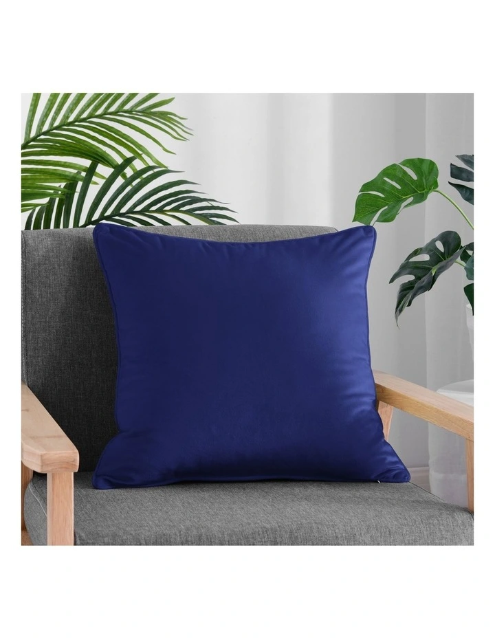 Bronte Velvet Cushion 45x45cm in Sapphire Blue