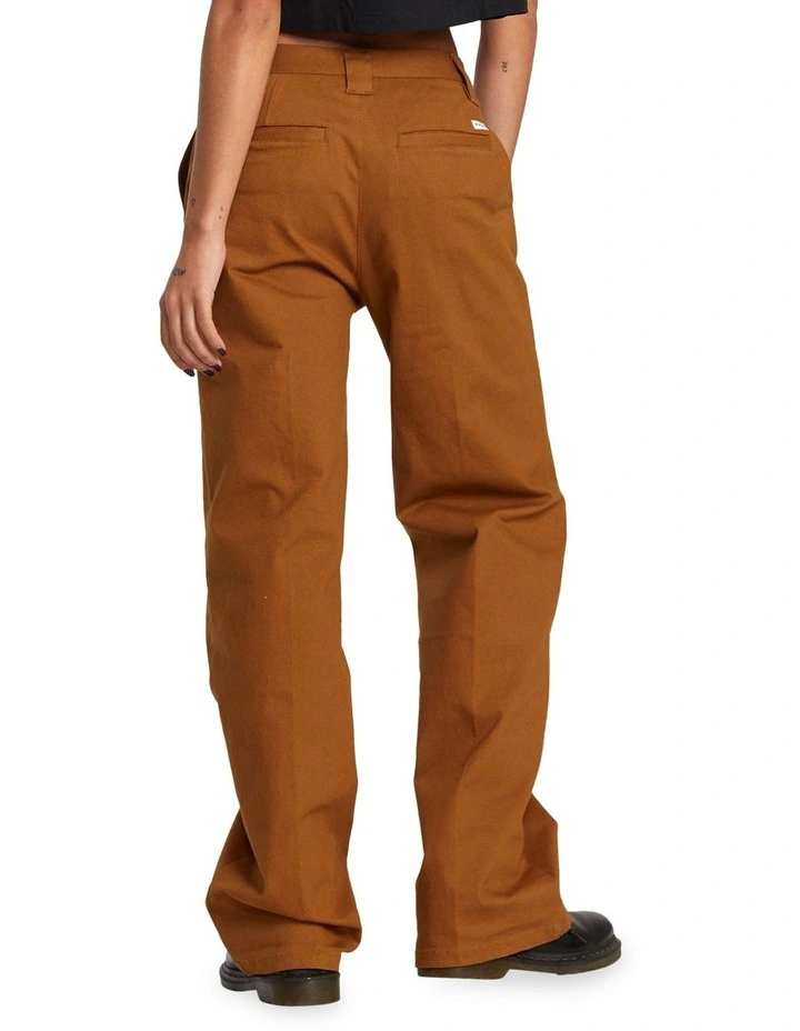 Coco Wide Leg Pants in Brown