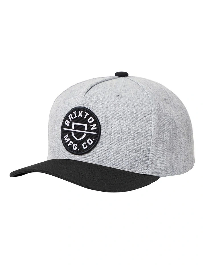 Crest MP Snapback in Grey