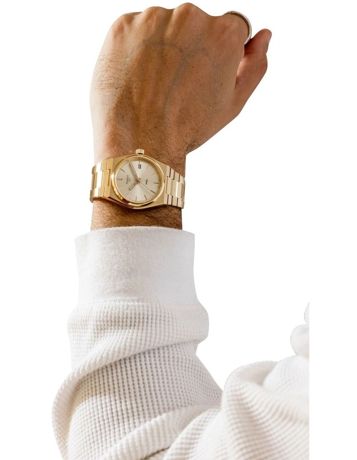 PRX 35mm T1372103302100 Watch In Yellow Gold