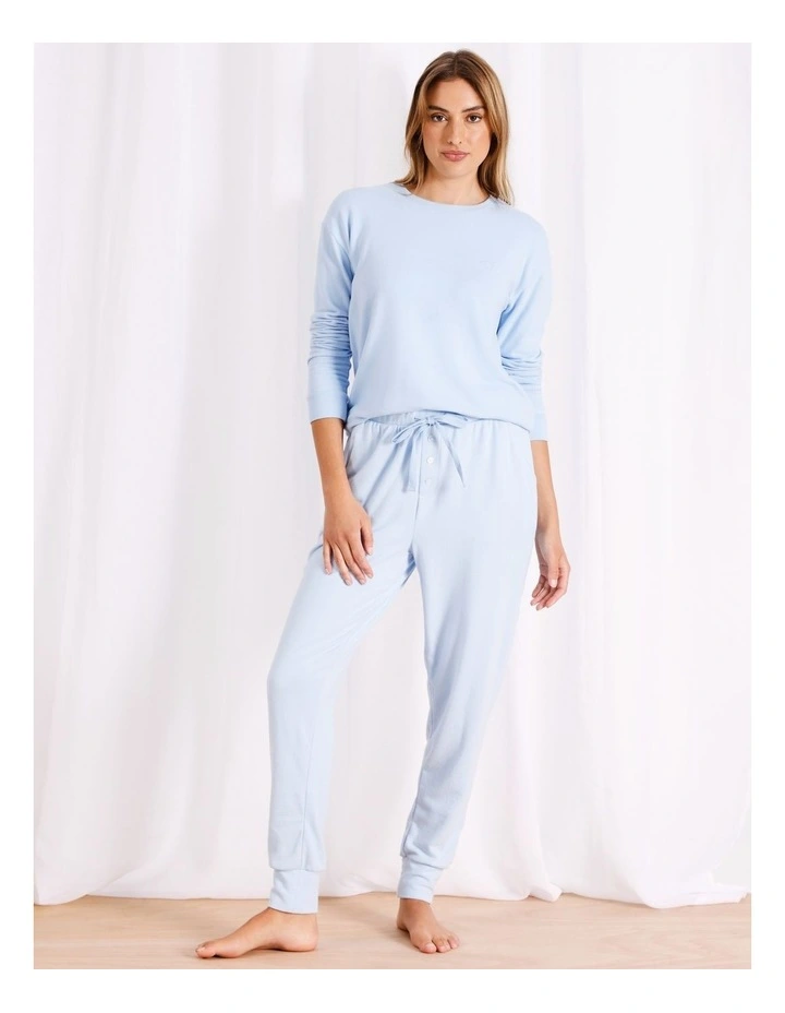 Supersoft Cuffed Pant in Blue
