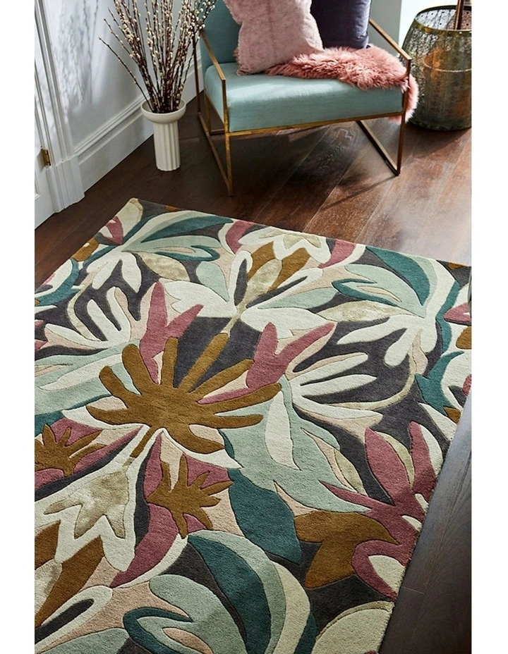 Melora Succulent Rug 142702 in Multi