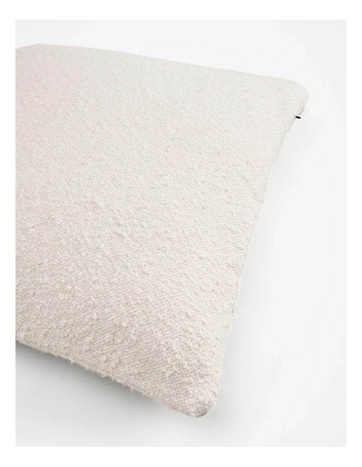 Floe 60x60 Boucle Cushion in Snow