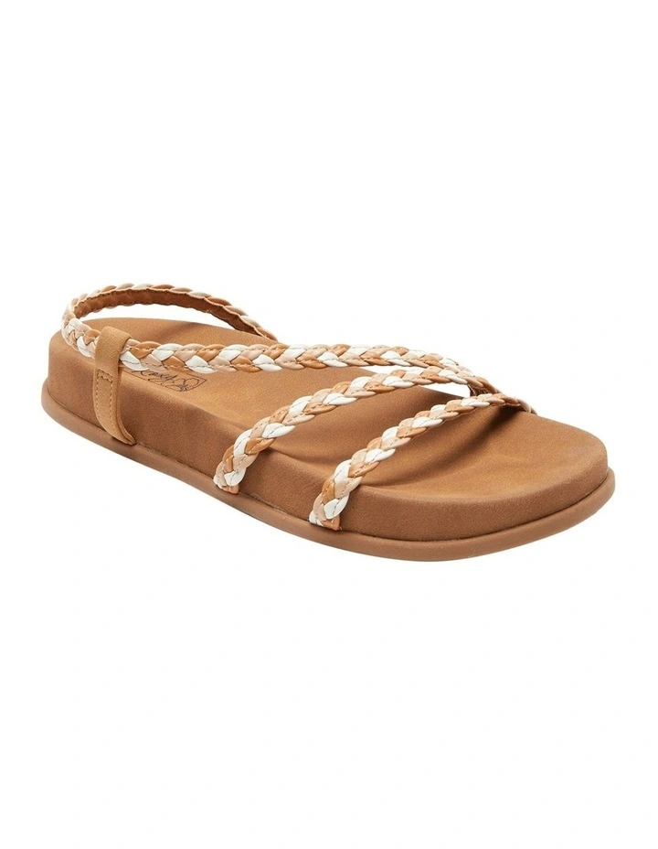 Ymani Sandals in Brown/Tan