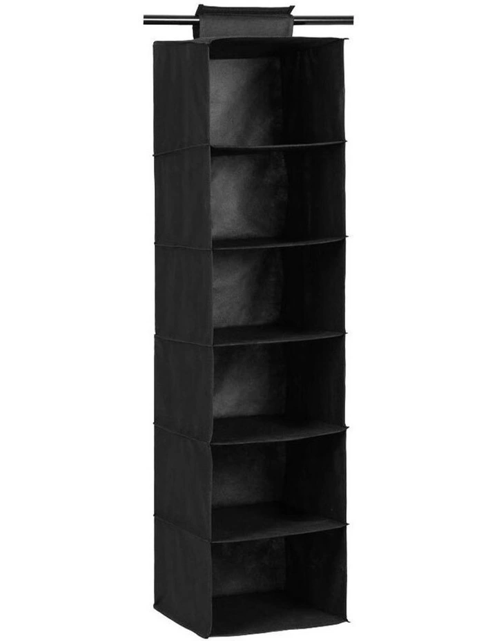 Mode 6 Tier 115cm Hanging Wardrobe Storage Clothes Organiser Assorted