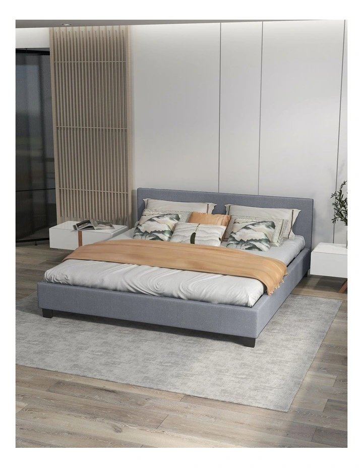 Milano Sienna Luxury Bed with Headboard in Grey