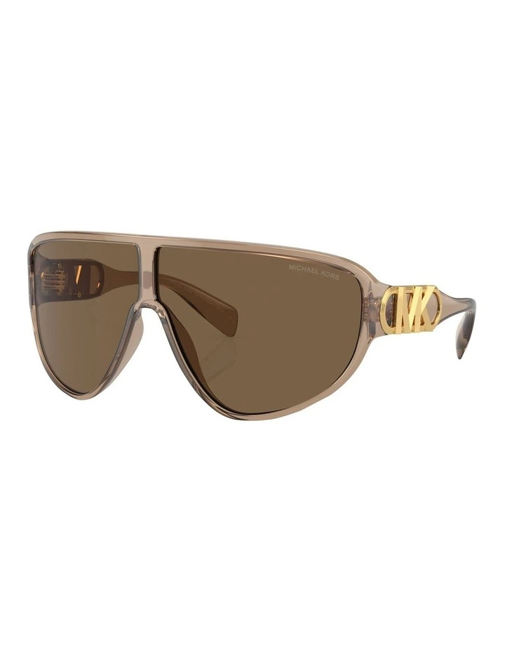 Empire Shield Sunglasses in Brown