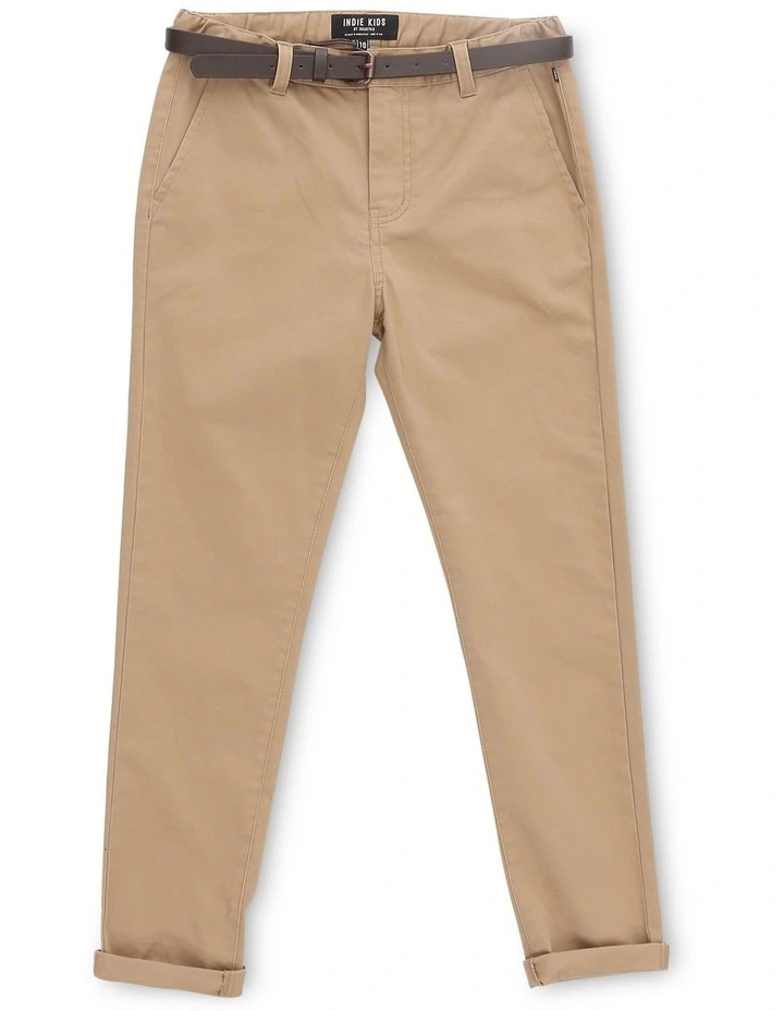 Cuba Stretch Chino (3-7 years) in Caramel