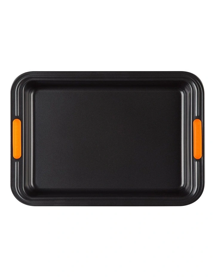 Toughened Non-Stick Rectangular Cake Tin 33cm in Black