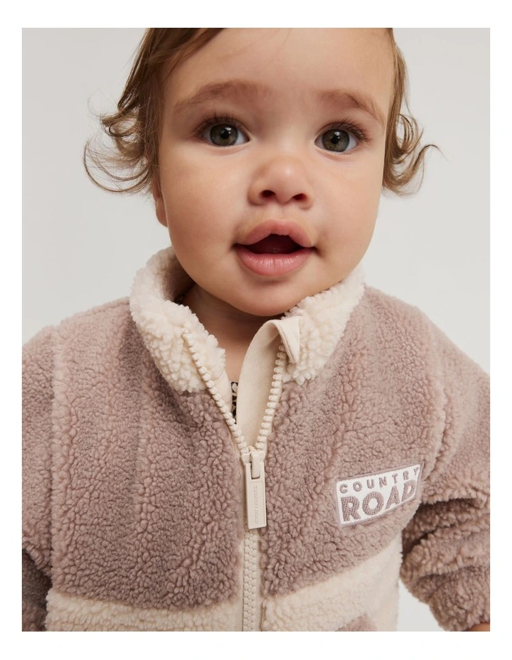 Sherpa Sweat in Mushroom Multi