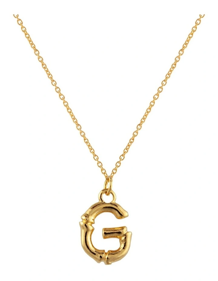 Initial Necklace G