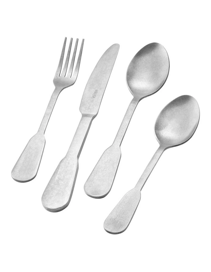Soho Antique Cutlery Set 16 Peice in Stainless Steel