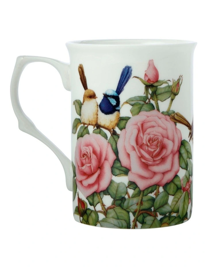 Botanic Gardens Victoria Garden Friends 300ml Wren Mug Gift Boxed White