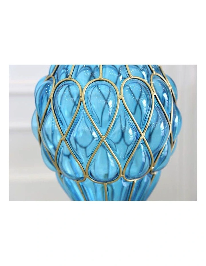 Glass Tall Floor Vase with Artificial Fake Flower Set 67cm in Assorted