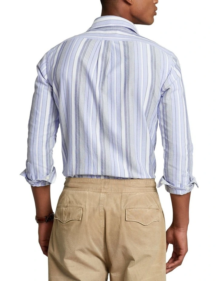 Classic Fit Striped Oxford Shirt in Assorted