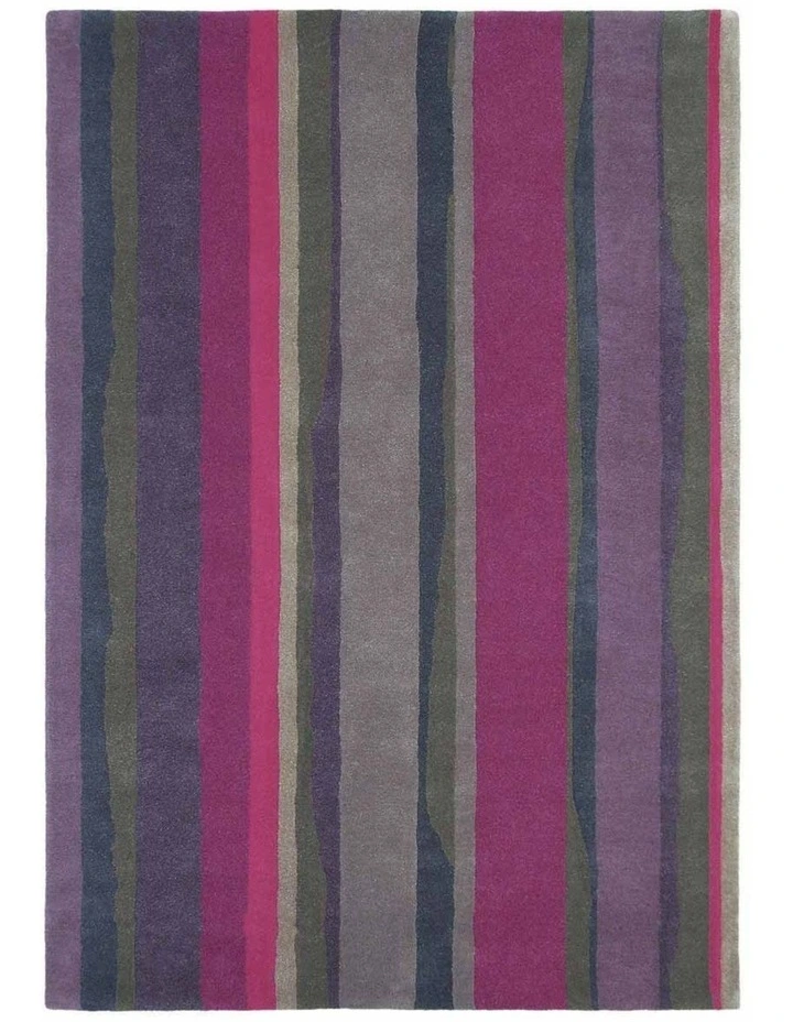 Sanderson Cressida 45105 Rug In Claret/Plum