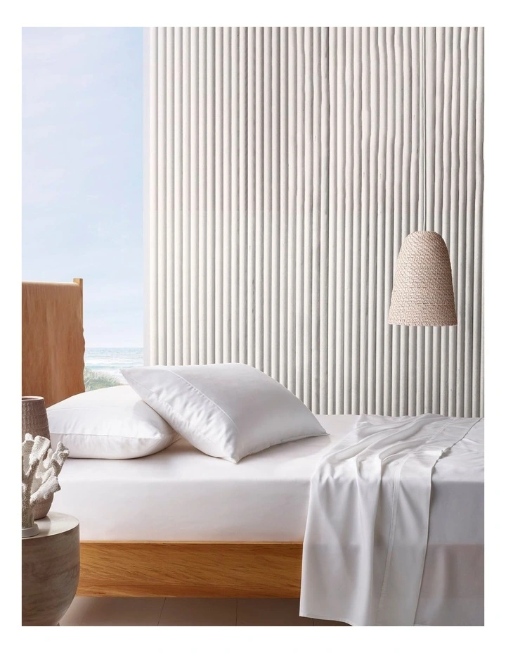 Tencel Lyocell Fibre Sheet Set in White