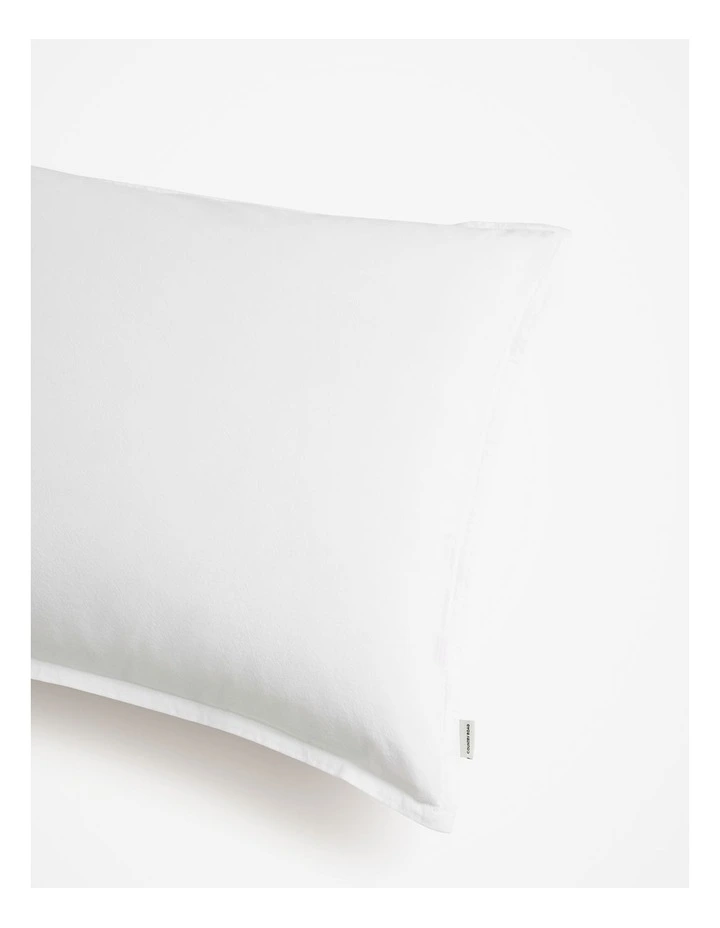 Brae Australian Cotton Standard Pillowcase Pair in White