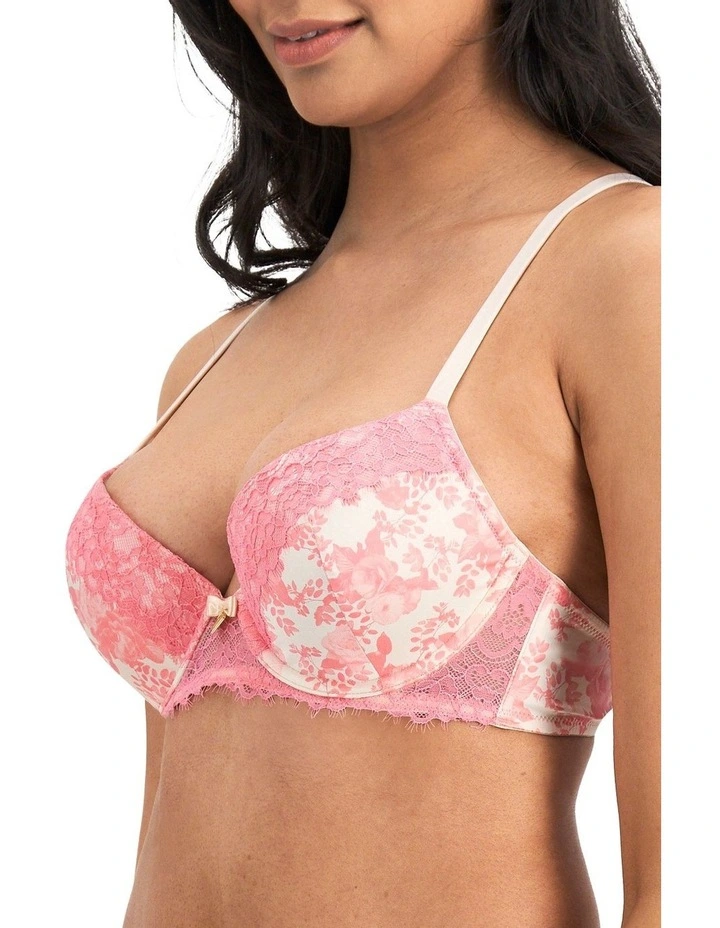 Castille Level 1 Push Up Bra in Pink Multi
