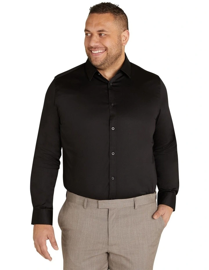 Bahamas Stretch Shirt in Black