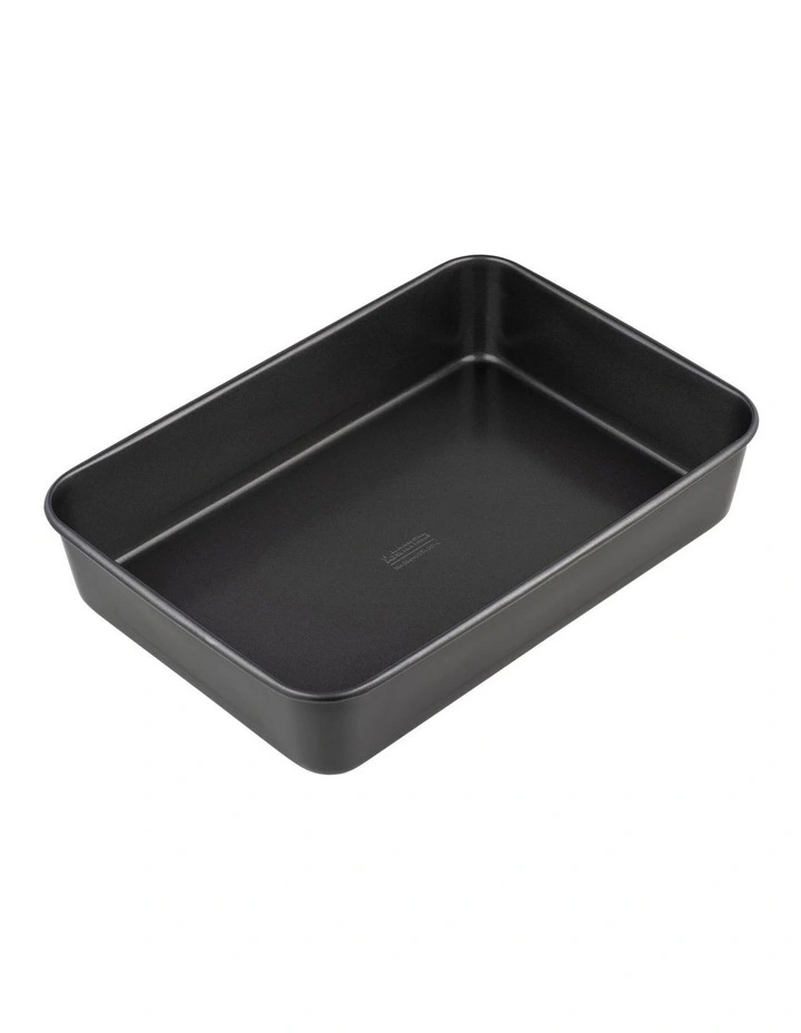 Baker Maker Non-Stick Large Roasting Pan 38x26cm in Black