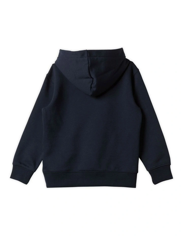 Big Logo Pullover Hoodie in Dark Navy