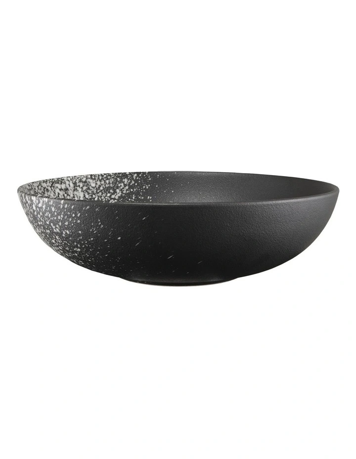 Caviar Galaxy Serving Bowl Gift Boxed 30x8.5cm in Black