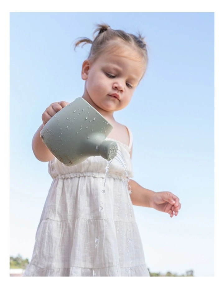 Silicone Watering Can Beach and Bath Toy in Sage