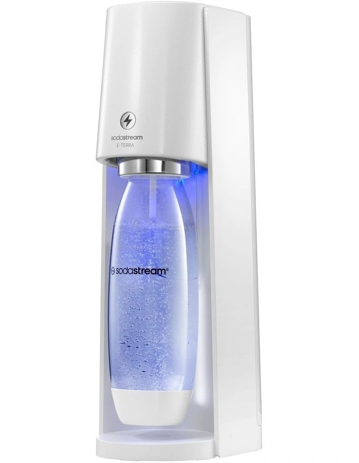 E-Terra Sparkling Water Maker in White