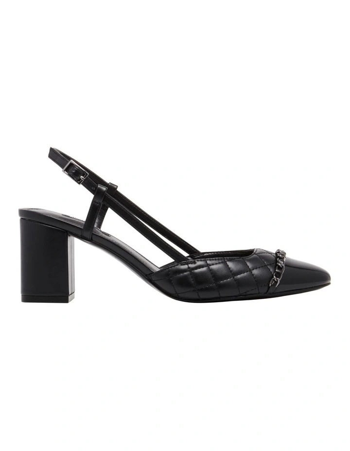 Uround Slingback Pump in Black