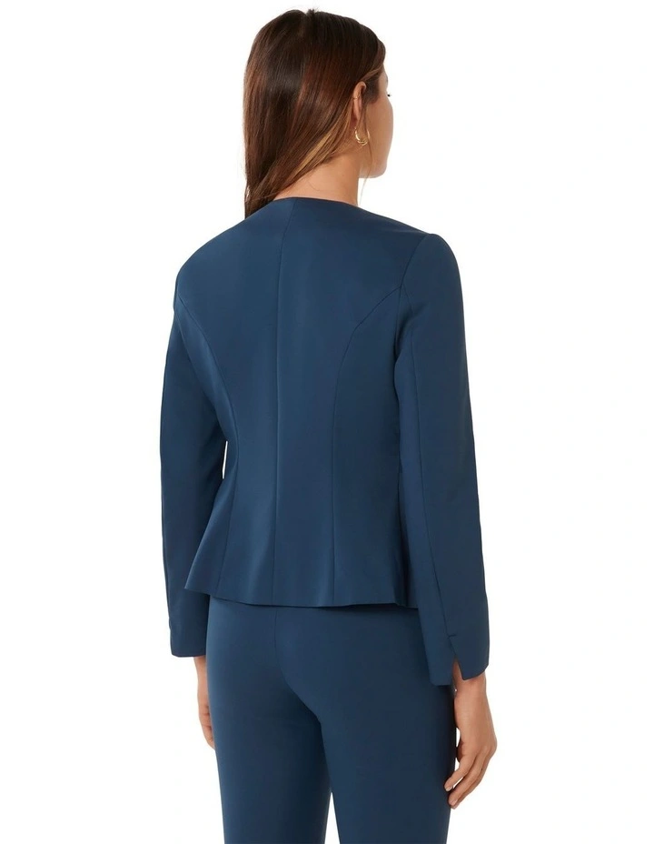 Alyssa Fitted Blazer in Blue