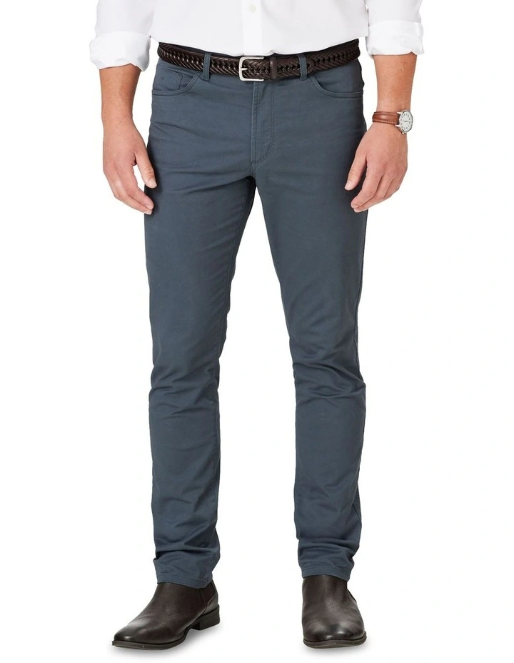 Modern Stretch 5 Pocket Pant in Slate