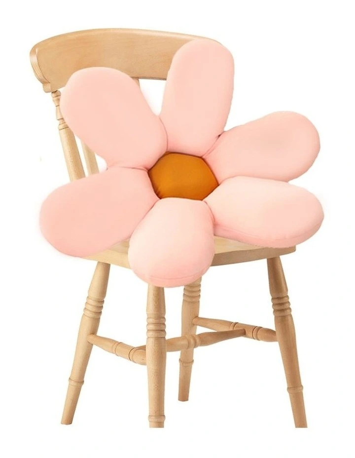 Daisy Flower Shape Cushion in Pink