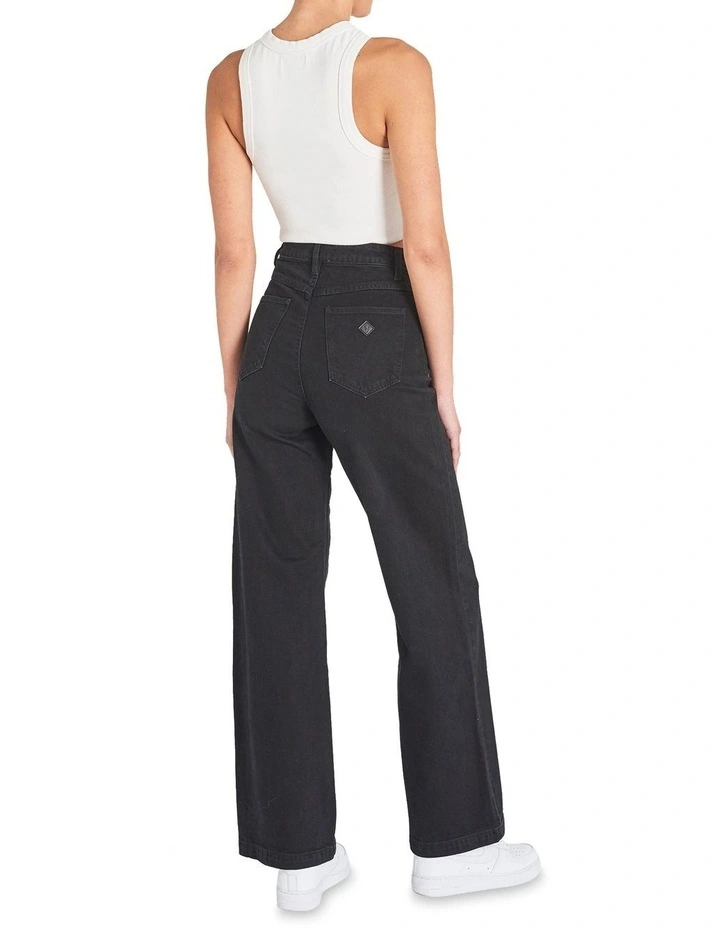A 94 High & Wide Jean Dead Of Night Black