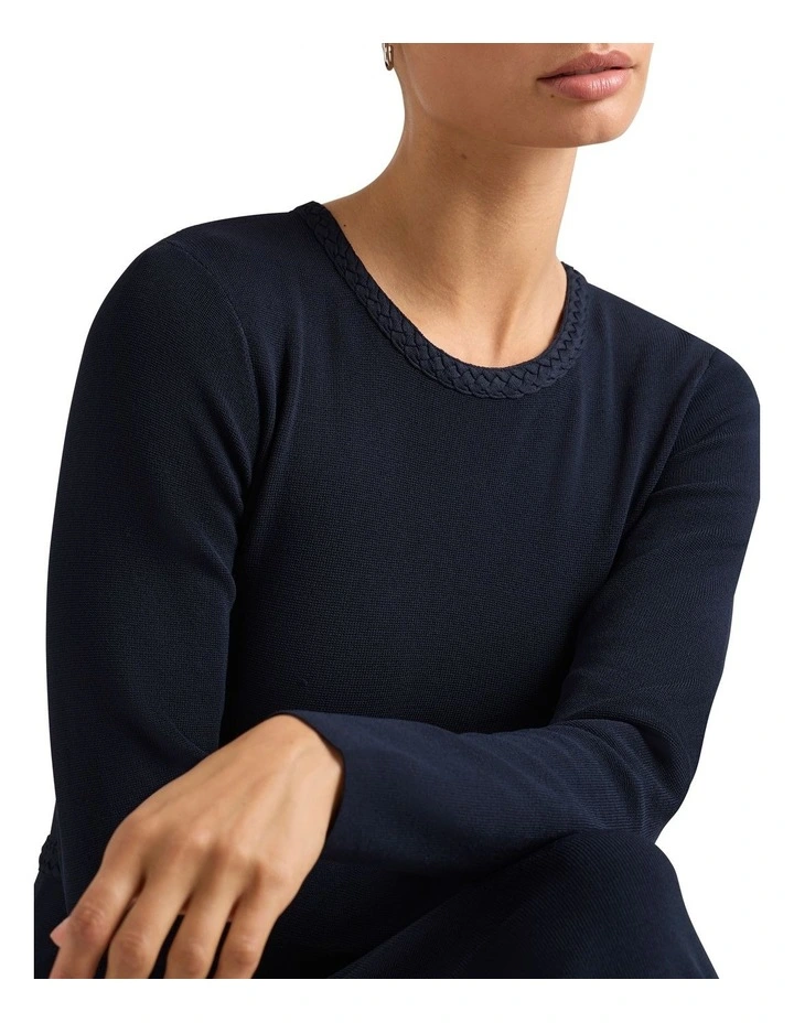 Laredo Knit Dress in Deep Sea