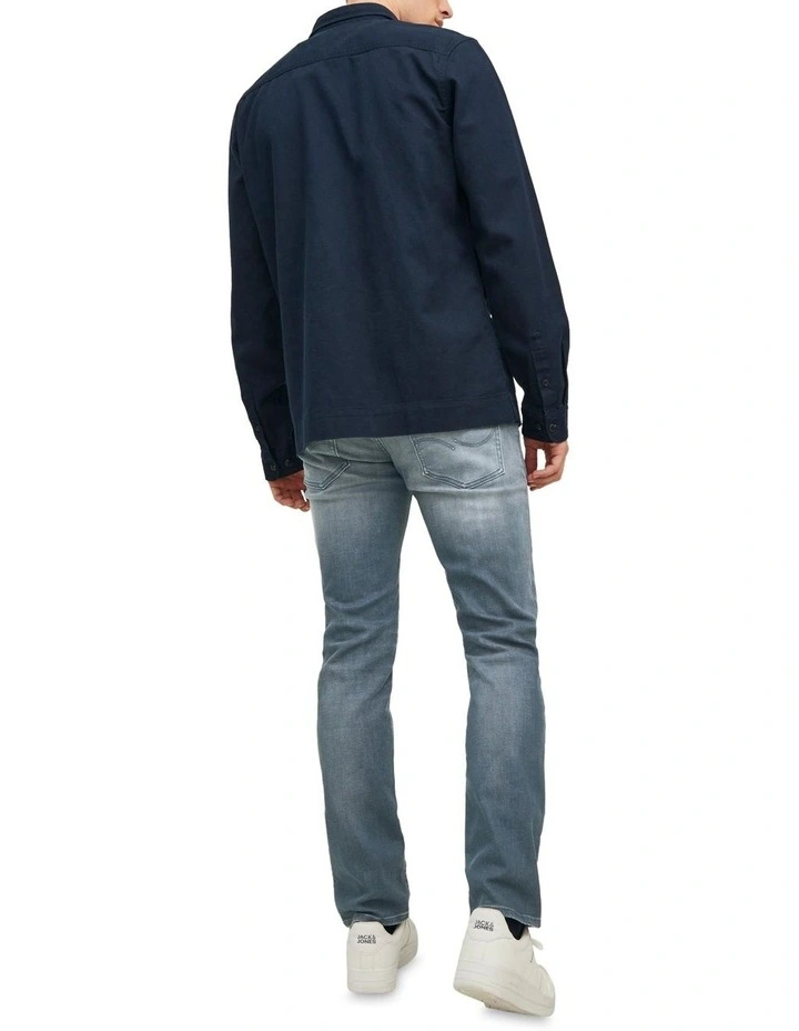 Tim Organic Cotton 319 Slim Straight Jeans in Blue Denim