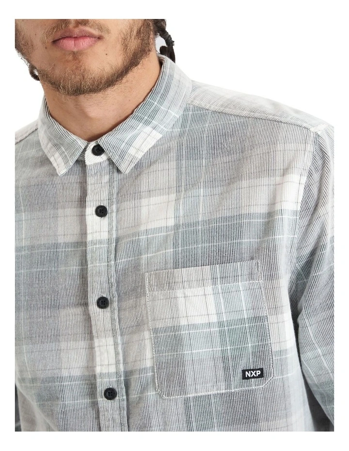 Match Cord Long Sleeve Shirt in Multi