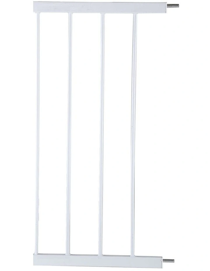 Baby Safety Gate and Pet Barrier Adjustable 30cm Door Extension in White