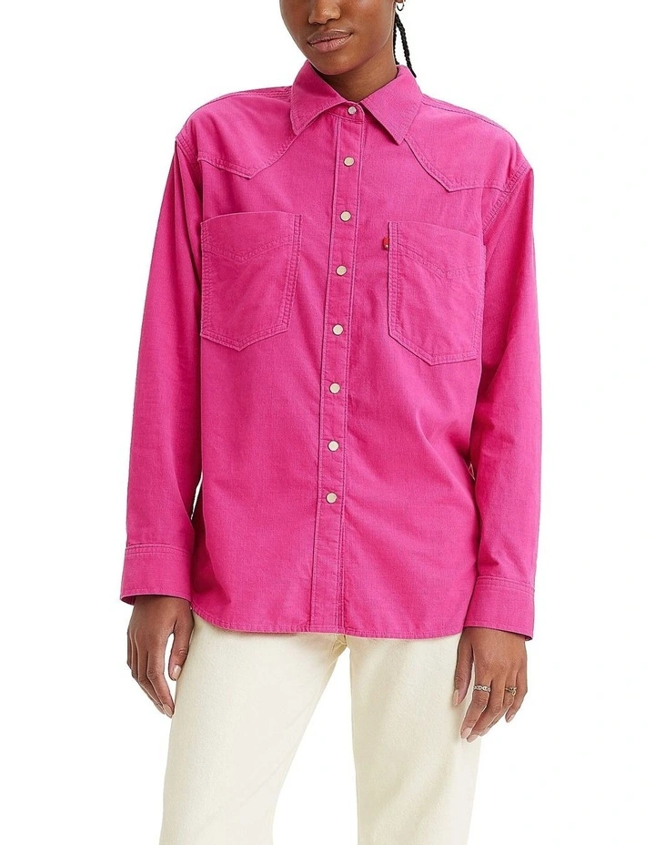Donovan Western Shirt in Pink