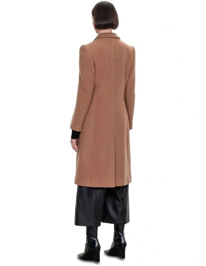 Camel Midi Coat