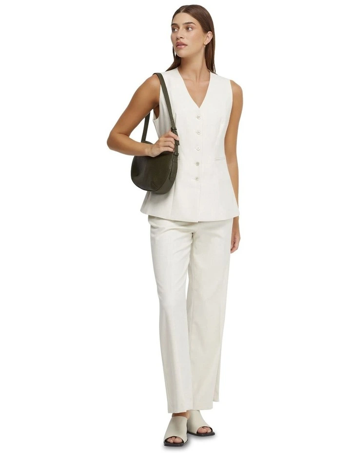 Alice Eco Suit Waistcoat in Pumice