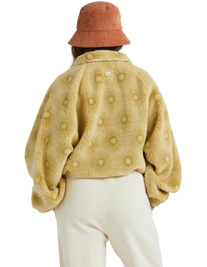 Embers Half Zip Crew in Cactus Graze